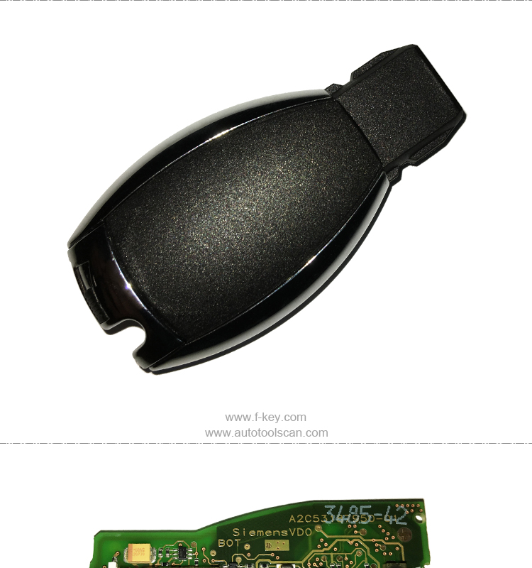 AK002013 Keyless remote entry for Mercedes KR55WK49046 3+1 Button 434Mhz