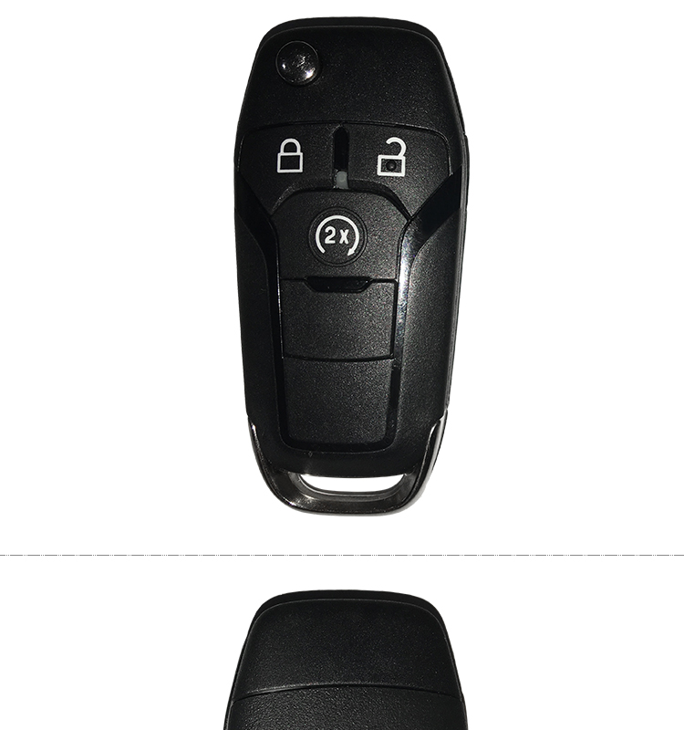 AK018019 NEW for Ford 3 Button Flip Key 433MHZ