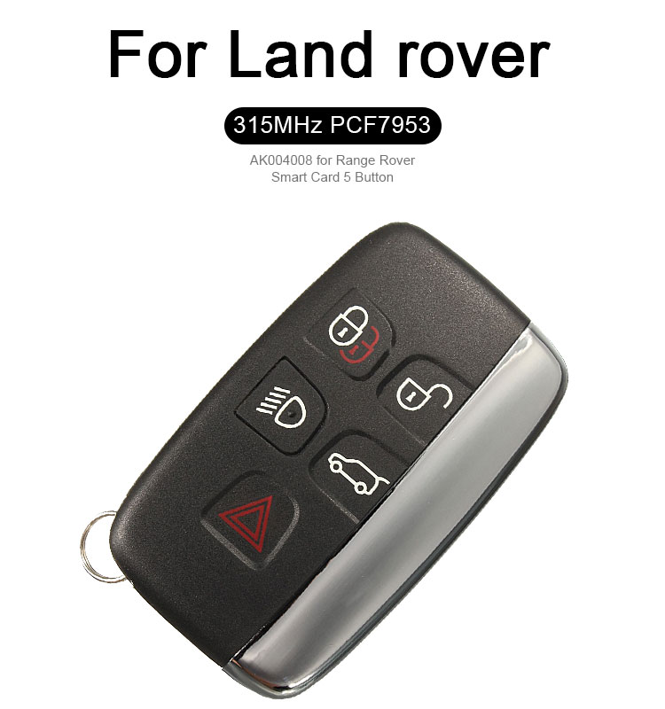 AK004008 for Range Rover Evoque/Sport/2010- 2016 Smart Card 5 Button 315Mhz