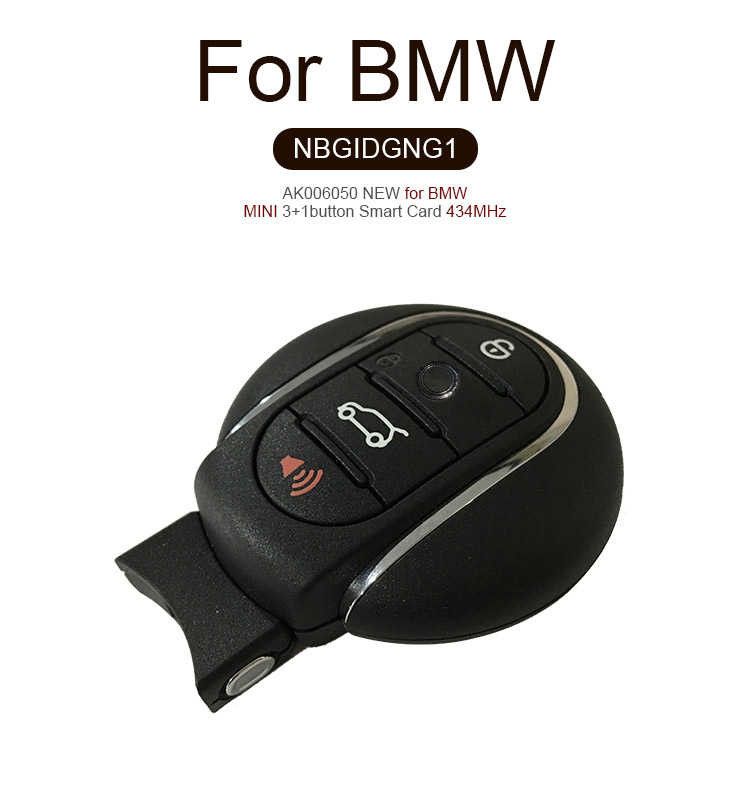 AK006050 NEW for BMW MINI 3+1button Smart Card(433MHz) FCC ID NBGIDGNG1