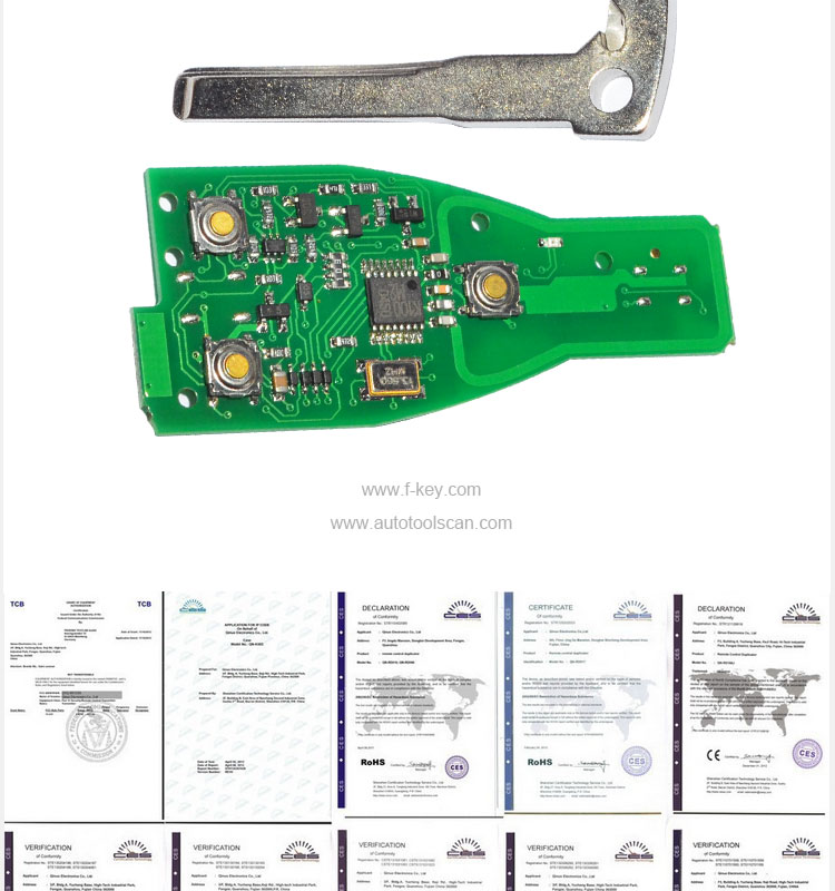 AK002022 car key for Mercedes NEC 434MHZ remote controller 3 Button W124、W140、W201