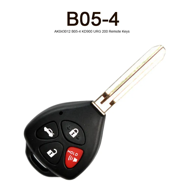 AK043012 B05-4 KD900 URG 200 Remote Keys