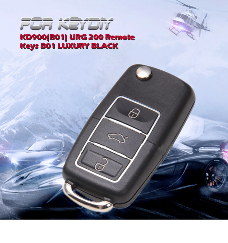 AK043001 KD900(B01) URG 200 2Button Remote Keys B01 LUXURY BLACK