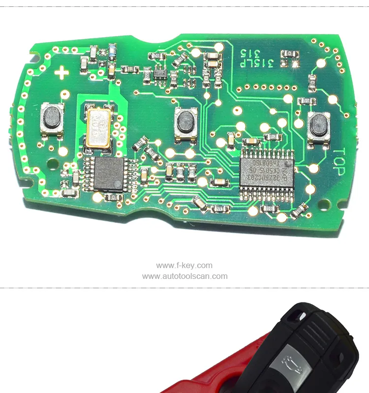 AK006043 FOR BMW Smart Card Keylss Go 3 5 Series 315MHz ID46(PCF7952)