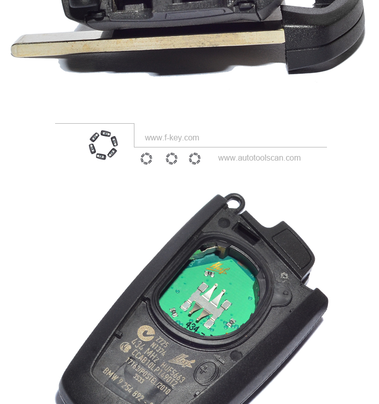 for BMW F10 Smart Key 4 Button 433Mhz Original