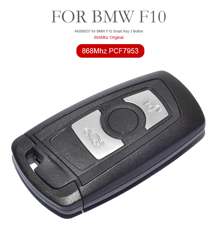 for BMW F10 Smart Key 3 Button 868Mhz Original