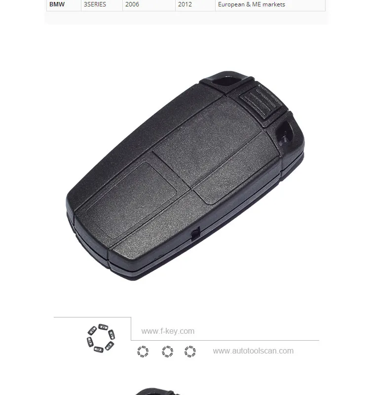 for BMW Smart Card 3 5 Series 868MHz ID46 (PCF7945)