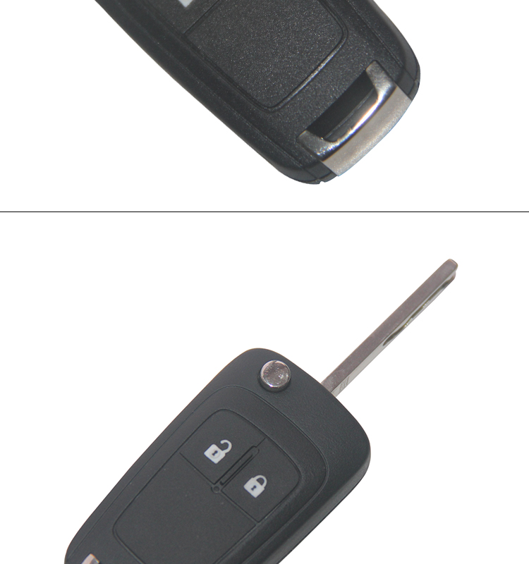 AK028001 for Opel 2 button Flip remote control key 433mhz PCF7937E
