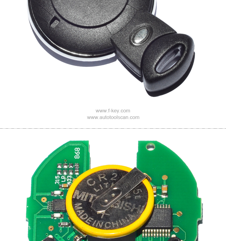 for BMW Mini Smart Key 3 Button 315LP MHz ID46(PCF7945)