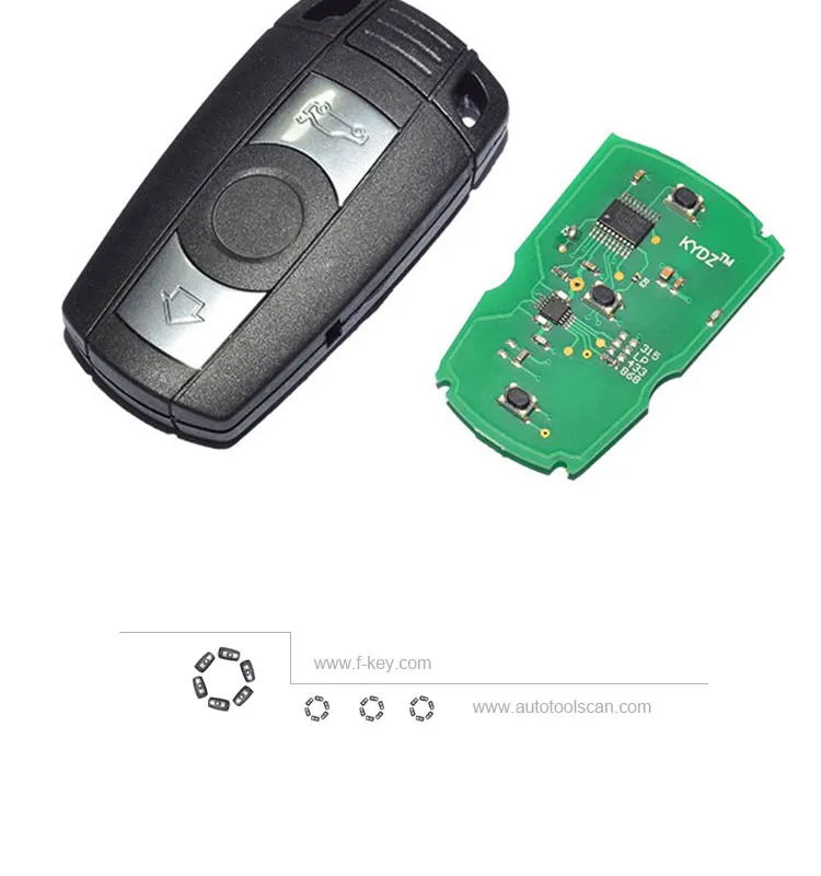 for BMW Smart Card 3 5 Series 868MHz ID46 (PCF7945)