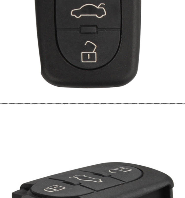 AK008001 Remote Car Key Control For AUDI A6 3 Button 4DO 837 231 N 433.92Mhz For Europe South America