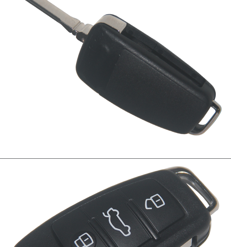 AK008056 For Audi 3 Button Flip key 8P0 837 220 T  ID48 315Mhz