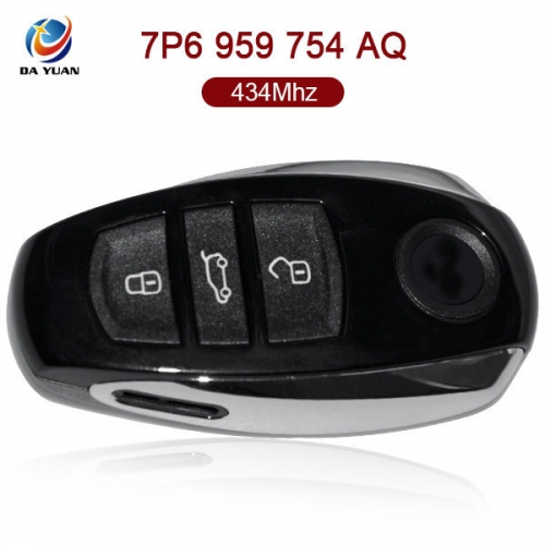 AK001022 for VW Touareg Smart Key 3 Button 434MHz PCF7945 Keyless Go 7P6 959 754 AQ 