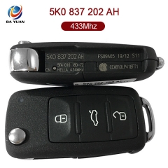 AK001050 for VW Flip Key 3 Button 433MHz ID48 5K0 837 202 AH