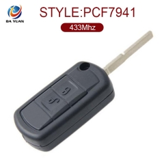 AK004002 Original for Land rover Discovery 3 button Flip key 433MHz (Narrow Blade) PCF7941