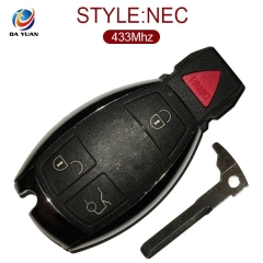 AK002013 Keyless remote entry for Mercedes KR55WK49046 3+1 Button 434Mhz