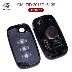 AK002028 for Benz Smart Key  3 Button  433MHz PCF7961M TWB1G767