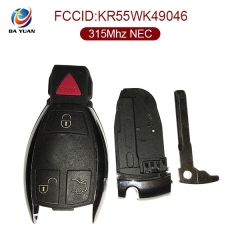 AK002012 Keyless remote entry for Mercedes KR55WK49046 3+1 Button 315Mhz