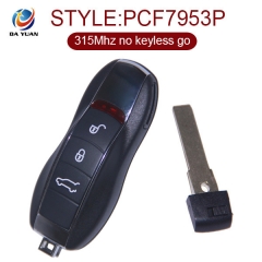 AK005001 New for Porsche Cayenne Remote Key 3 Button 315MHz PCF7953 7PP 959 753 BL no keyless go