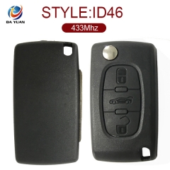 AK009005  for Peugeot 307 Remote Key 3 Button 433MHz ASK CE0536 2006-2010