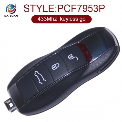 AK005020 for Porsche Cayenne 3 Button 433MHz PCF7953 7PP 959 753 AJ keyless go