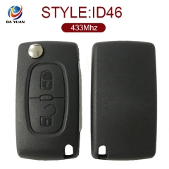 AK009003  for Peugeot 307 Remote Key 2 Button 433MHz ASK CE0536 2006-2010