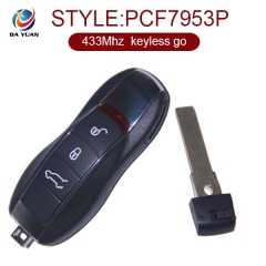 AK005020 for Porsche Cayenne 3 Button 433MHz PCF7953 7PP 959 753 AJ keyless go