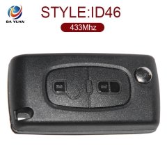 AK009003  for Peugeot 307 Remote Key 2 Button 433MHz ASK CE0536 2006-2010