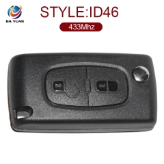 AK009004 for Peugeot 307 Remote Key 2 Button 433MHz PCF7961 0536 FSK 2011-2013