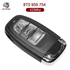 AK008016 for Audi A4L Q5 Smart Remote Key 3 Button 433MHz PCF7945 8T0 959 754