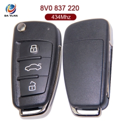 AK008034 for Audi A3 Q3  3 Button Remote key 434MHZ 8V0 837 220