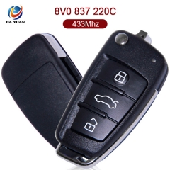 AK008040 Original For Audi A3 3 Button 433MHZ ID48  8V0 837 220C