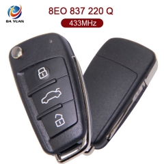 AK008007 for Audi A4 3 Button Smart Key 433MHz ID48  8E0 837 220 Q