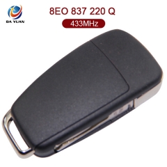 AK008007 for Audi A4 3 Button Smart Key 433MHz ID48  8E0 837 220 Q
