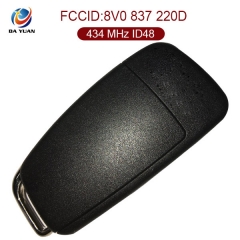 AK008044  for Audi A3  Remote  Key 3 Button 434 MHz ID48 8V0 837 220D