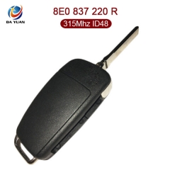 AK008055 Original for Audi A4  Flip Key  3+1 Button 315MHz  ID48  8E0 837 220 R