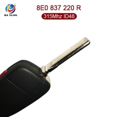 AK008055 Original for Audi A4  Flip Key  3+1 Button 315MHz  ID48  8E0 837 220 R