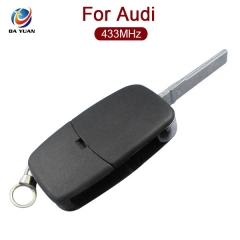 AK008012 for  Audi 3 Button Flip Remote Key 433MHz