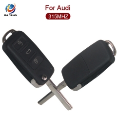 AK008046 remote key for Audi 3+1 button 315MHZ  A8 old model