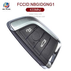 AK006057 New Uncut Remote Car Key Fob 3B 433MHz for BMW X5 X6 2014-2016 FCC:NBGIDGNG1