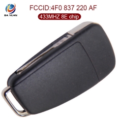 AK008042  for Audi A6 Q7 Flip Remote Key 3 Button 433MHz 8E Chip 4F0 837 220 AF