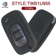 AK010036 for Renault Flip Key 3 Button 315MHz  With Renault Logo