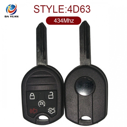 AK018058 for Ford Edge 5 Button Remote Key 434MHz 4D63