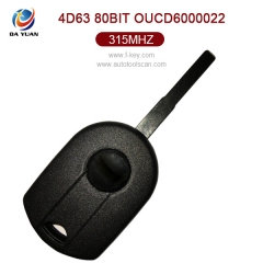 AK018062 for Ford Remote Key 4 Button 315MHz 4D63 80Bit OUCD6000022