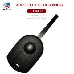 AK018061 for Ford Remote Key 3 Button 315MHz 4D63 80Bit OUCD6000022