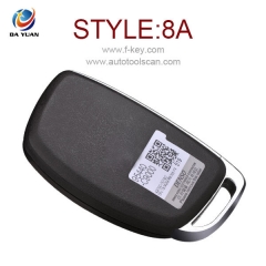 AK020002 3 button Smart remote key control 434mhz with 8A chip for Hyundai ix25 car