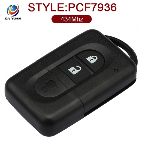 AK027036 for Nissan Qashqai Pathfinder X-Trail Smart Remote Key 2 Button 433MHz PCF7936 285E3-4X00A / 285E3-EB30A