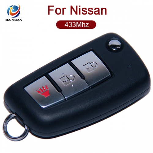 AK027034 Original for Nissan Flip Remote Key 3 Button 433MHz ID46 CWTWB1G767