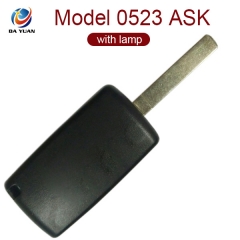 AK016030 for Citroen 3 button with lamp. Model 0523 ASK. Aftermarket