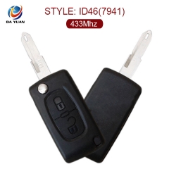 AK016014 for Citroen 2 Button C2 Remote Key 433MHZ ID46(7941)